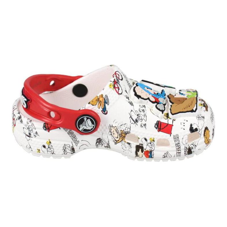 (Youth) Crocs Peanuts Classic Clogs 'White Red' 圖 2