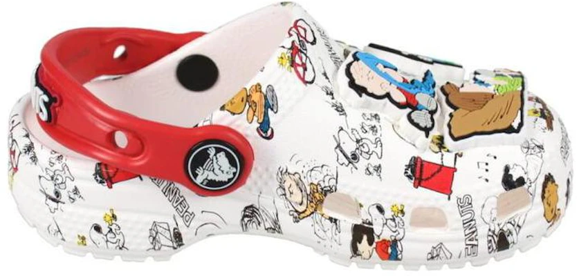 (JR) クロックス ピーナッツ クラシック クロッグ (白/赤) 208631-94S Order (JR) クロックス ピーナッツ クラシック クロッグ (白/赤) 208631-94S