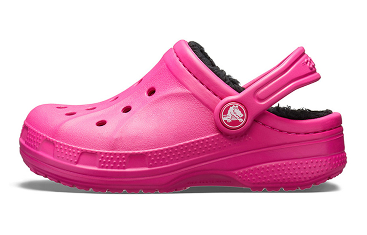 (Youth) Crocs Ralen Lined Clogs 'Candy Pink Black' 16245-6X1
