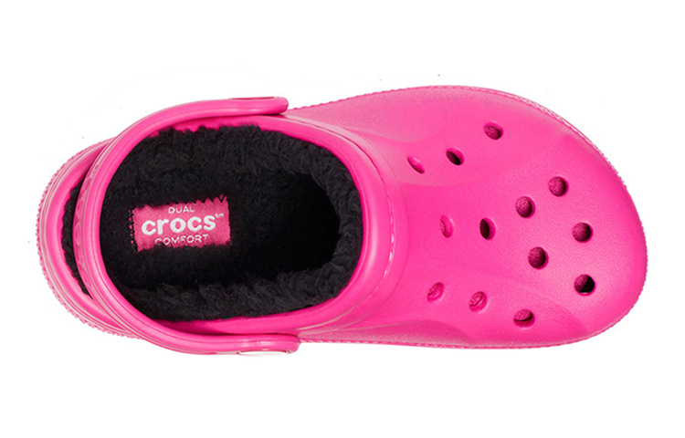 Lookbook (Youth) Crocs Ralen Lined Clogs 'Candy Pink Black' 16245-6X1
