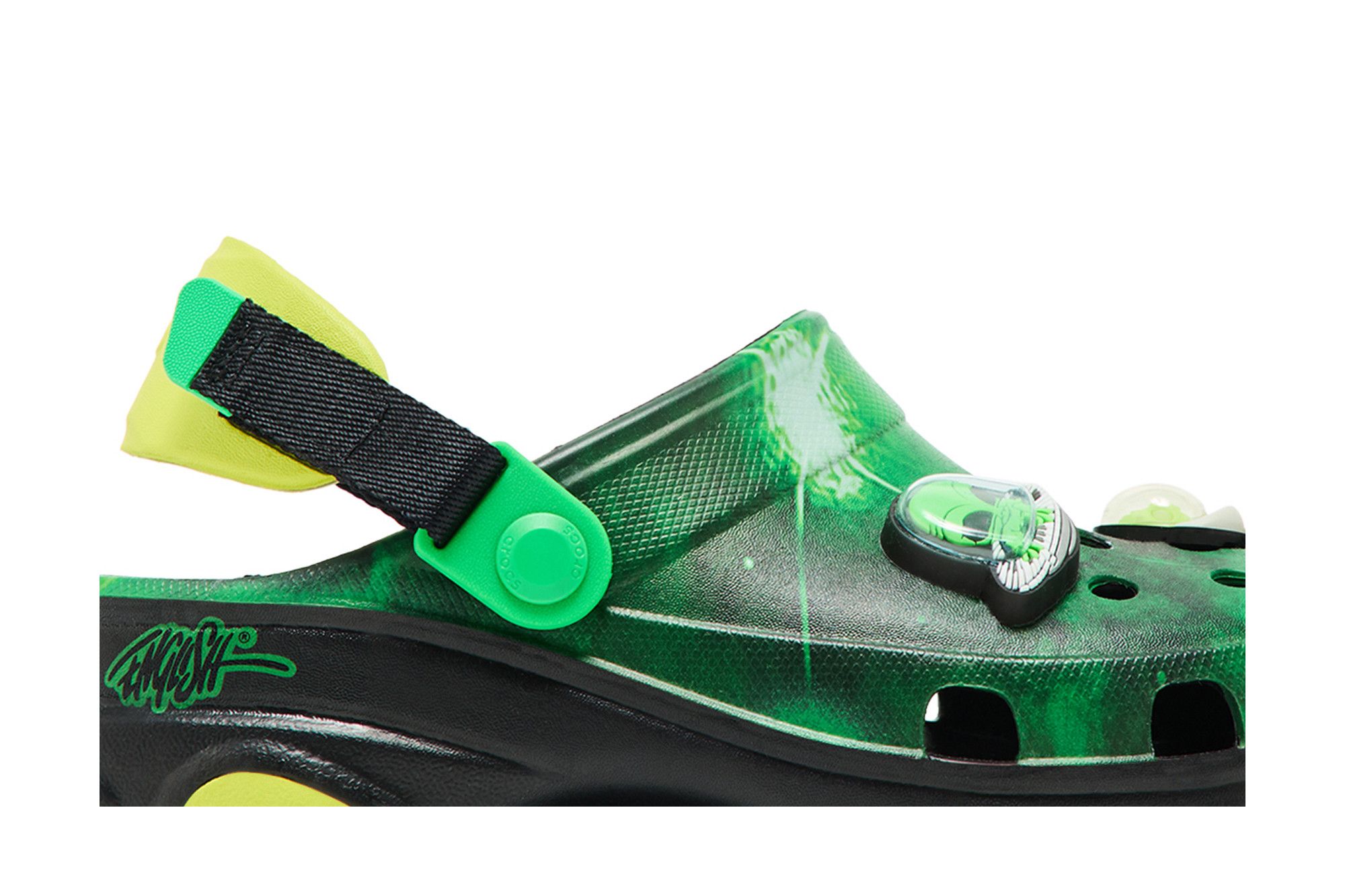 (Youth) Crocs Ron English All-Terrain Clog 'Area 54 - Green Galaxy' 圖 2