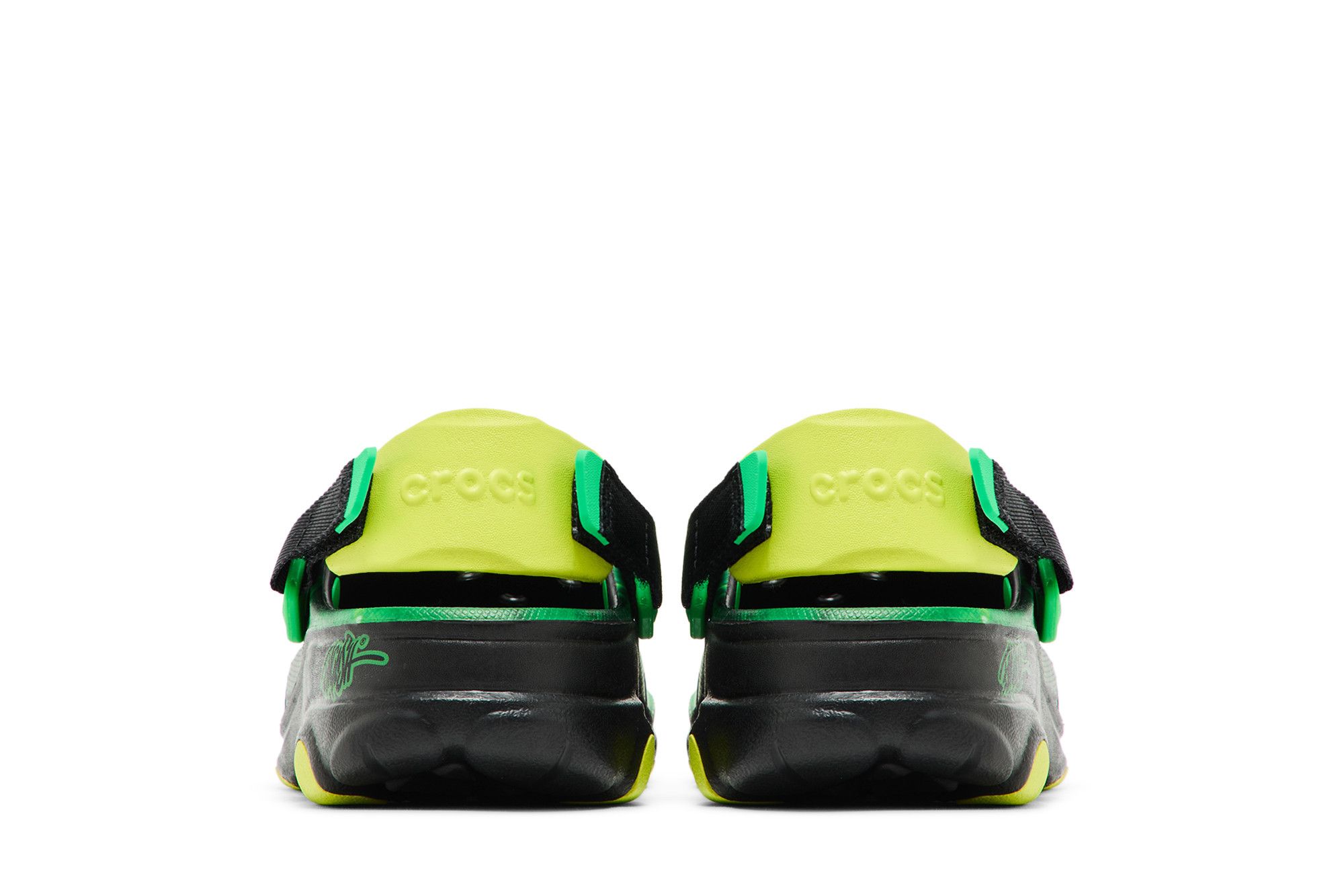 Details for (JR) Crocs Ron English x 全地形洞洞鞋 'Area 54 - 绿色银河' 208140-0N4
