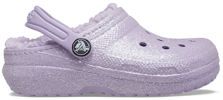(Youth) Crocs Shoes Classic Glitter Lined Clogs 'Purple' 205937-530 Order (Youth) Crocs Shoes Classic Glitter Lined Clogs 'Purple' 205937-530