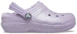 (JR) Kasut Crocs Classic Glitter Lined Clogs 'Ungu' 205937-530