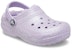 (JR) Kasut Crocs Classic Glitter Lined Clogs 'Ungu' 205937-530