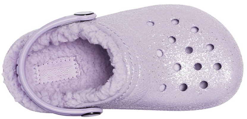 (Youth) Crocs Shoes Classic Glitter Lined Clogs 'Purple' 205937-530 Shop (Youth) Crocs Shoes Classic Glitter Lined Clogs 'Purple' 205937-530