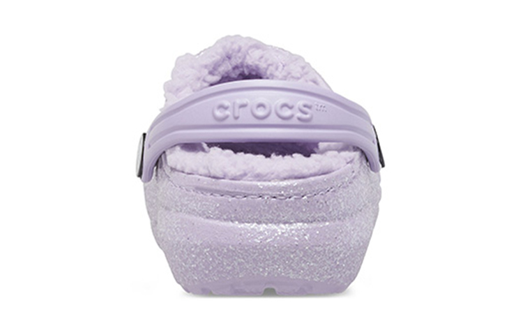 Purchase (Youth) Crocs Shoes Classic Glitter Lined Clogs 'Purple' 205937-530