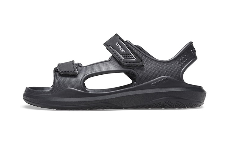 (Youth) Crocs Swiftwater Expedition Sandals 'Black Grey' 206267-0DD