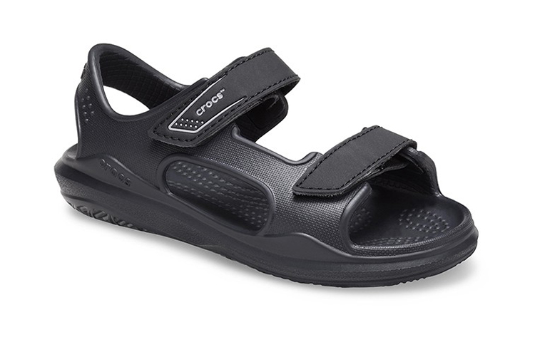 Lookbook (Youth) Crocs Swiftwater Expedition Sandals 'Black Grey' 206267-0DD
