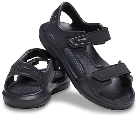 (Youth) Crocs Swiftwater Expedition Sandals 'Black Grey' 206267-0DD Shop (Youth) Crocs Swiftwater Expedition Sandals 'Black Grey' 206267-0DD