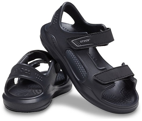 (Youth) Crocs Swiftwater Expedition Sandals 'Black Grey' 206267-0DD Shop (Youth) Crocs Swiftwater Expedition Sandals 'Black Grey' 206267-0DD