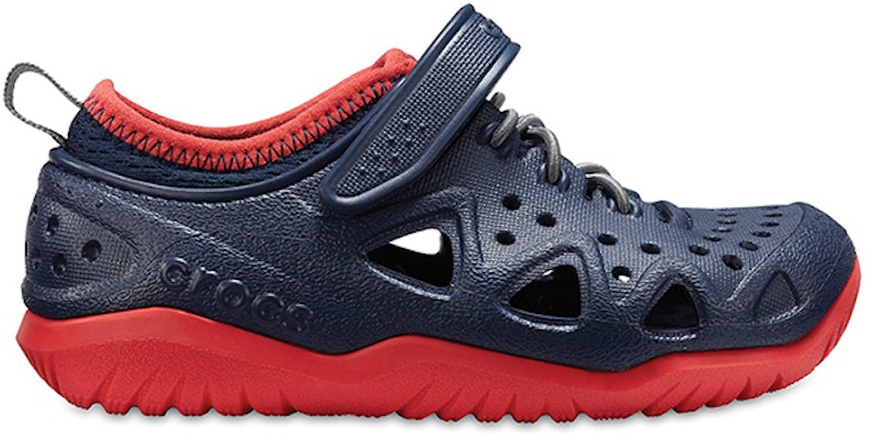 (Youth) Crocs Swiftwater Play Shoes 'Navy Red' 204989-410 Order (Youth) Crocs Swiftwater Play Shoes 'Navy Red' 204989-410