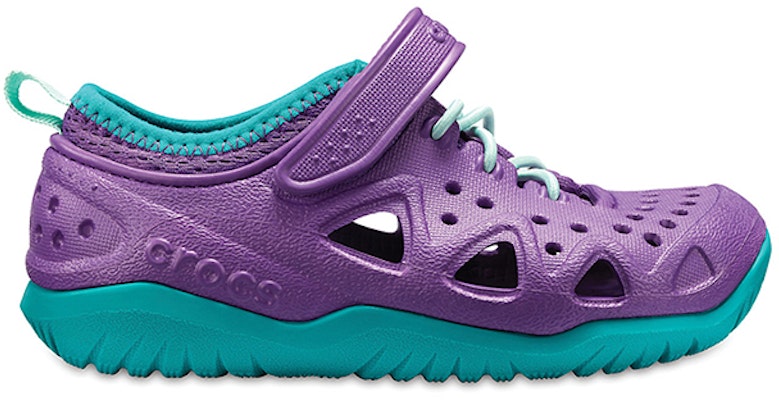 (Youth) Crocs Swiftwater Play Shoes 'Purple Turquoise' 204989-57H Order (Youth) Crocs Swiftwater Play Shoes 'Purple Turquoise' 204989-57H
