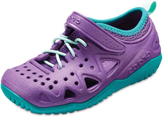 (Youth) Crocs Swiftwater Play Shoes 'Purple Turquoise' 204989-57H Shop (Youth) Crocs Swiftwater Play Shoes 'Purple Turquoise' 204989-57H