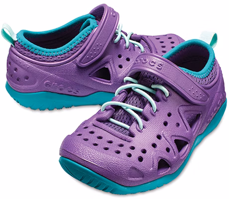 (Youth) Crocs Swiftwater Play Shoes 'Purple Turquoise' 204989-57H Purchase (Youth) Crocs Swiftwater Play Shoes 'Purple Turquoise' 204989-57H