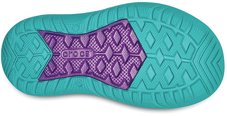 (Youth) Crocs Swiftwater Play Shoes 'Purple Turquoise' 204989-57H Sizing (Youth) Crocs Swiftwater Play Shoes 'Purple Turquoise' 204989-57H