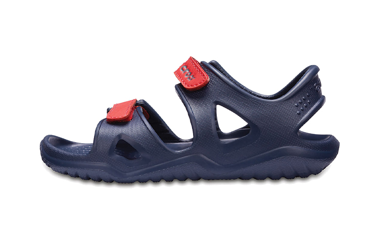 (Youth) Crocs Swiftwater River Sandals 'Navy Red' 204988-4BA