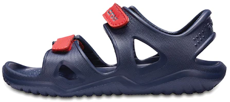(Youth) Crocs Swiftwater River Sandals 'Navy Red' 204988-4BA (Youth) Crocs Swiftwater River Sandals 'Navy Red' 204988-4BA