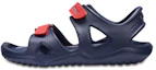 Buy (Youth) Crocs Swiftwater River Sandals 'Navy Red' 204988-4BA