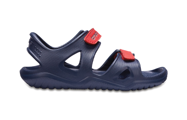 Order (Youth) Crocs Swiftwater River Sandals 'Navy Red' 204988-4BA