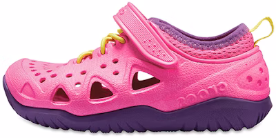 (Youth) Crocs Swiftwater Sneakers 'Pink Purple' 204989-6L0 (Youth) Crocs Swiftwater Sneakers 'Pink Purple' 204989-6L0