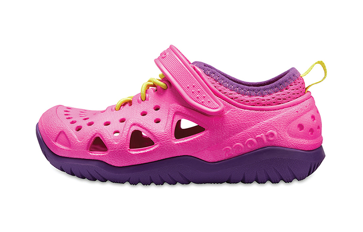 (Youth) Crocs Swiftwater Sneakers 'Pink Purple' 204989-6L0