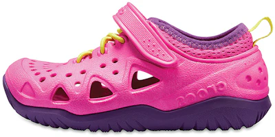 (Youth) Crocs Swiftwater Sneakers 'Pink Purple' 204989-6L0 (Youth) Crocs Swiftwater Sneakers 'Pink Purple' 204989-6L0