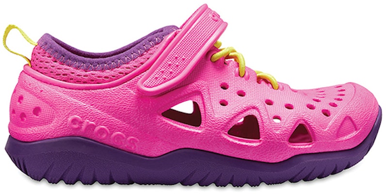 (Youth) Crocs Swiftwater Sneakers 'Pink Purple' 204989-6L0 Order (Youth) Crocs Swiftwater Sneakers 'Pink Purple' 204989-6L0