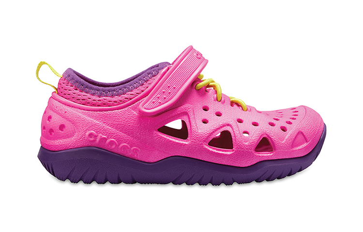 Order (JR) Zapatillas Crocs Swiftwater 'Rosa Morado' 204989-6L0