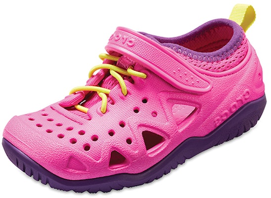 (Youth) Crocs Swiftwater Sneakers 'Pink Purple' 204989-6L0 Shop (Youth) Crocs Swiftwater Sneakers 'Pink Purple' 204989-6L0