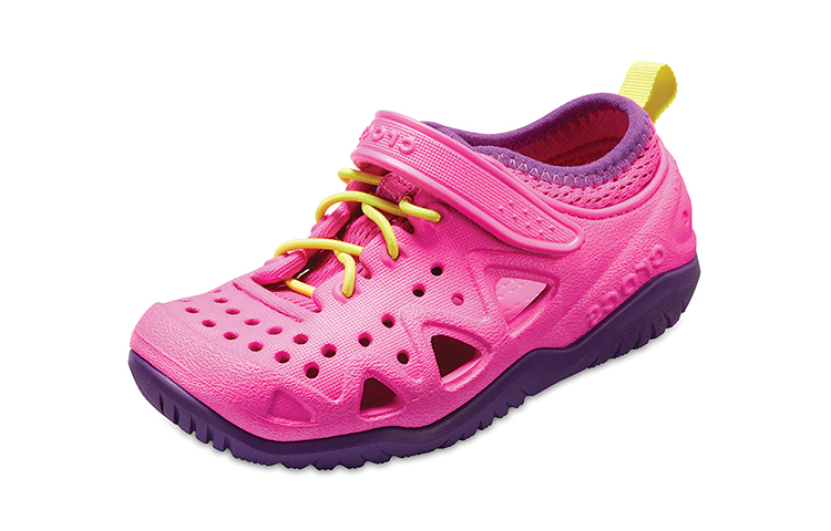 Shop (JR) Zapatillas Crocs Swiftwater 'Rosa Morado' 204989-6L0
