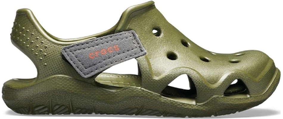(Youth) Crocs Swiftwater Wave Shoes 'Olive Green' 204021-309 Order (Youth) Crocs Swiftwater Wave Shoes 'Olive Green' 204021-309