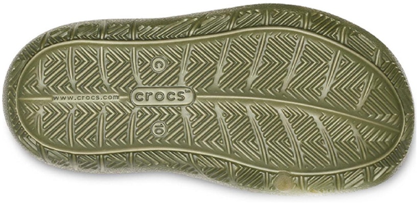 (JR) Kasut Crocs Swiftwater Wave 'Hijau Zaitun' 204021-309 Details for (JR) Kasut Crocs Swiftwater Wave 'Hijau Zaitun' 204021-309