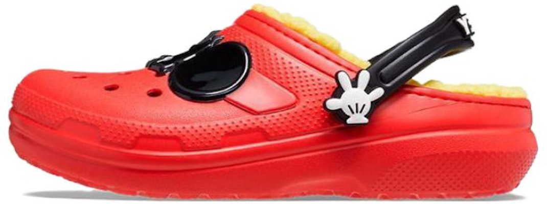 (Youth) Crocs x Disney Classic Lined Clogs 'Mickey Mouse' 208104-03 Buy (Youth) Crocs x Disney Classic Lined Clogs 'Mickey Mouse' 208104-03
