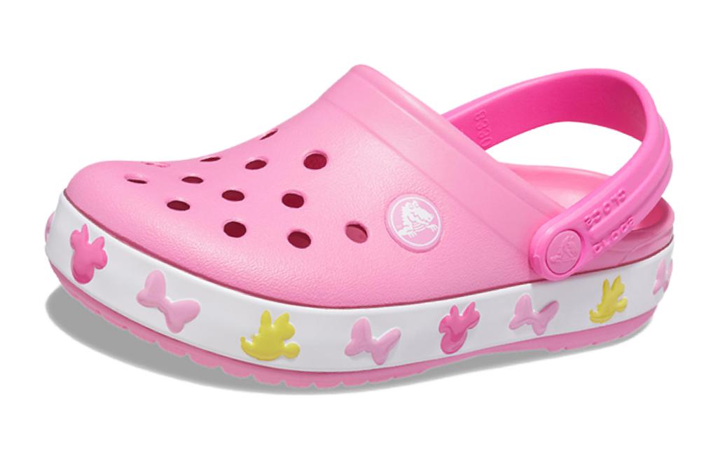 (Youth) Crocs x Disney Mickey and Minnie Mouse Clogs 'Pink White' 206800-04