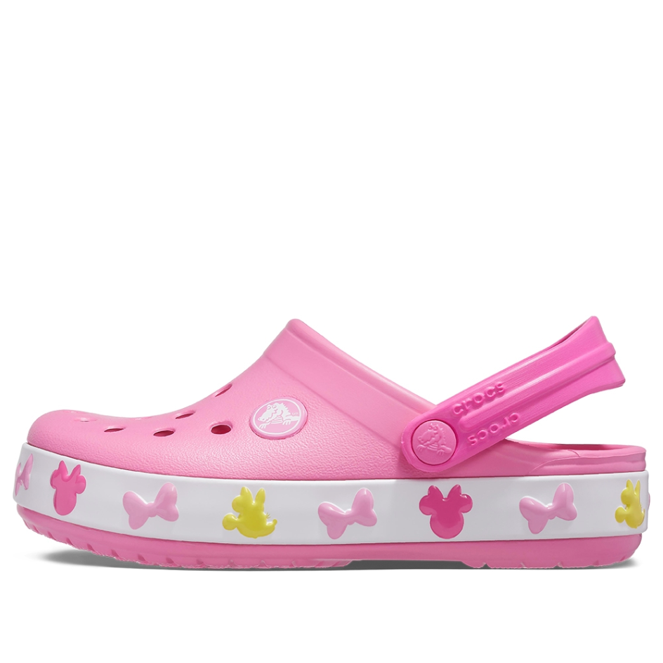 (Youth) Crocs x Disney Mickey and Minnie Mouse Clogs 'Pink White' 206800-04