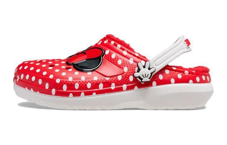 (Youth) Crocs x Disney Minnie Mouse Classic Clogs 'Red White Black' 208105-03