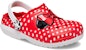(JR) Crocs x Disney Minnie Mouse Kasut Clog Klasik 'Merah Putih Hitam' 208105-03
