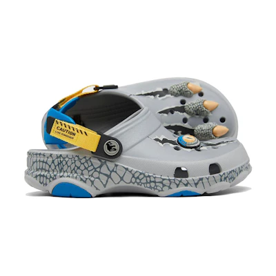 (Youth) Crocs Jurassic World Classic All-Terrain Clogs 'Slate Grey'