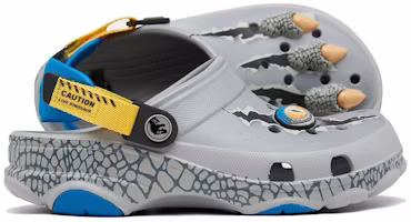 (Youth) Crocs x Jurassic World Classic All-Terrain Clogs 'Slate Grey' 207976-013 (Youth) Crocs x Jurassic World Classic All-Terrain Clogs 'Slate Grey' 207976-013