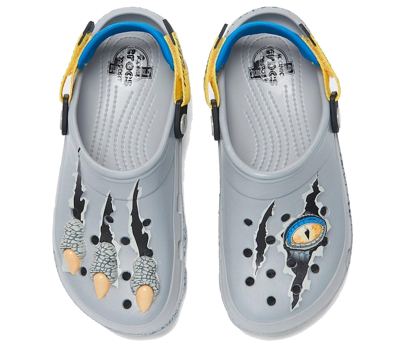 Order (Youth) Crocs x Jurassic World Classic All-Terrain Clogs 'Slate Grey' 207976-013