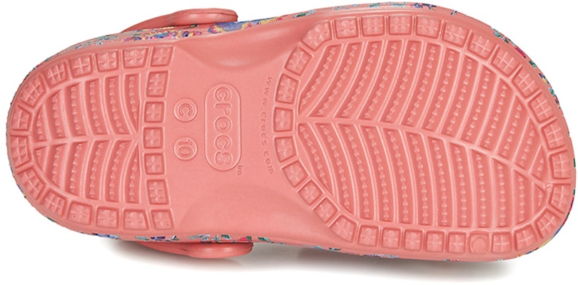 (Youth) Crocs x Liberty London Classic Clogs 'Pink Multi' 206514-682 Sizing (Youth) Crocs x Liberty London Classic Clogs 'Pink Multi' 206514-682