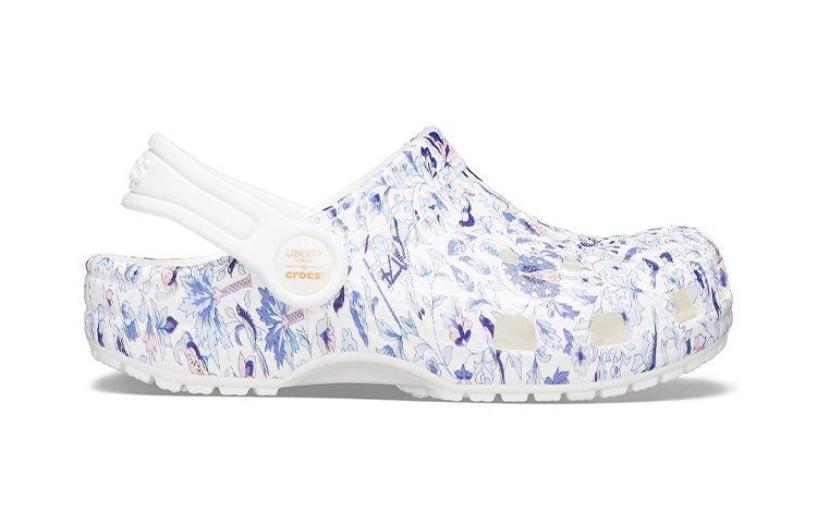 Order (JR) Crocs x Liberty London Classic Klompen ''Wit Blauw'' 206514-100