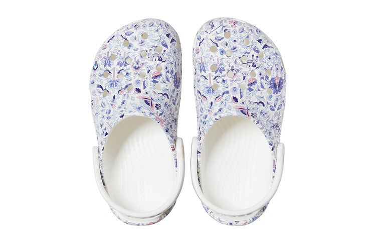 Purchase (JR) Crocs x Liberty London Classic Klompen ''Wit Blauw'' 206514-100