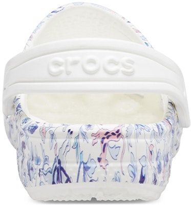 兒童 Liberty London X Crocs Classic 聯名款 滿印花卉 洞洞涼鞋 白 Details for 兒童 Liberty London X Crocs Classic 聯名款 滿印花卉 洞洞涼鞋 白