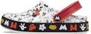 (JR) Crocs x Mickey Kasut Clog 'Putih Hitam Merah' 208850-100