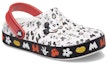 Lookbook (JR) Crocs x Mickey Kasut Clog 'Putih Hitam Merah' 208850-100