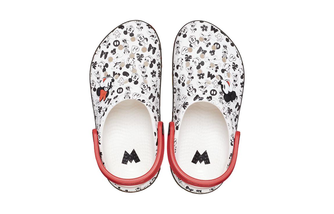 Shop (Youth) Crocs x Mickey Off Court Clogs 'White Black Red' 208850-100