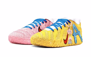 (Youth) Custom Nike Ja 3 Low Morant Cartoon Youth Basketball Shoes Pink Yellow Trendy Stylish IB4773-101 (team1565-Mandarin Duck) (Youth) Custom Nike Ja 3 Low Morant Cartoon Youth Basketball Shoes Pink Yellow Trendy Stylish IB4773-101 (team1565-Mandarin Duck)