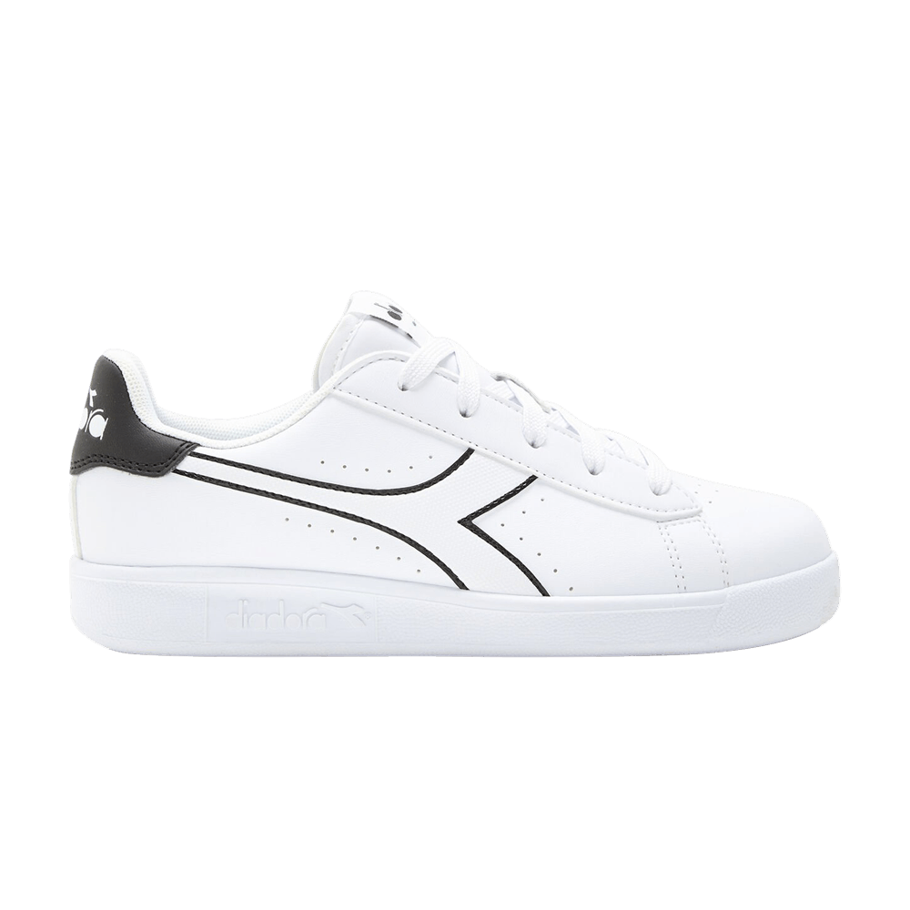 (Youth) Diadora Game P Big Kid 'White Outlined Black'